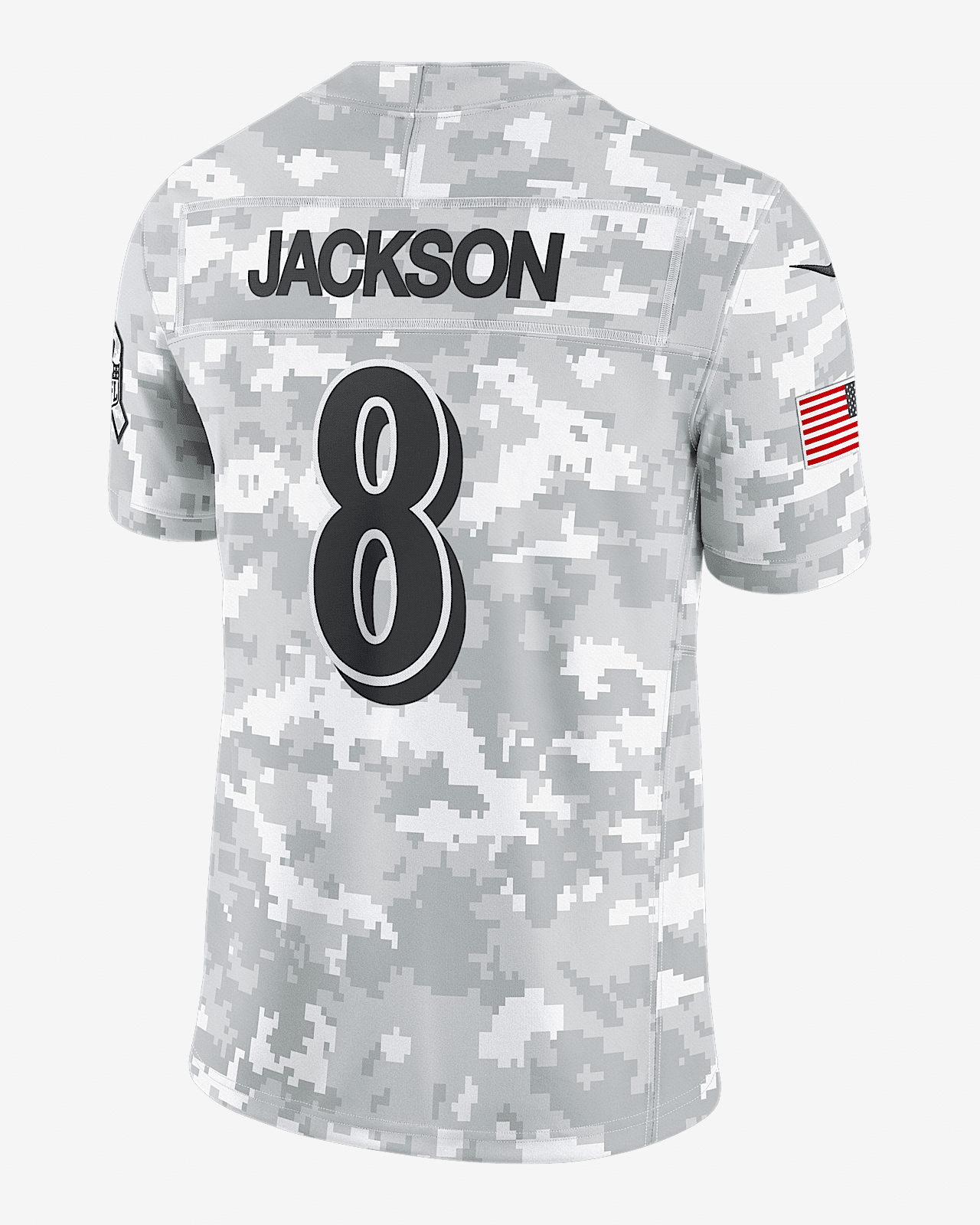 Lamar Jackson Baltimore Ravens Salute to Service Nike Dri FIT NFL Limited Jersey 20440.0 Sneaks.kg